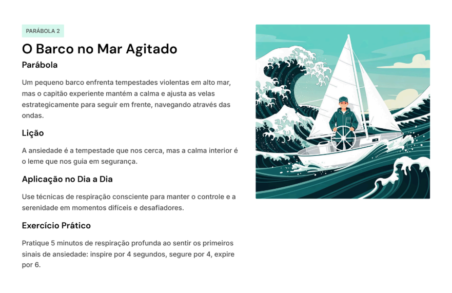 Capa do volume 07 de PAR&Aacute;BOLAS terap&ecirc;uticas sobre ansiedade e preocupa&ccedil;&otilde;es