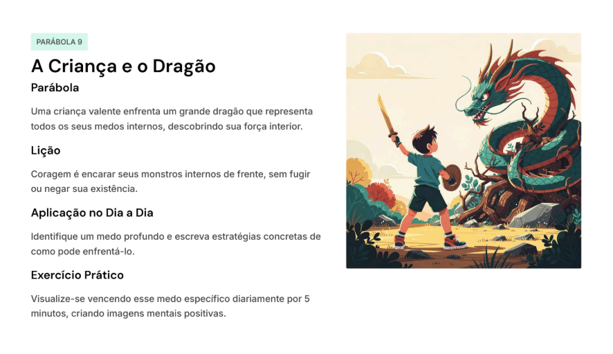 Capa do volume 09 de PAR&Aacute;BOLAS terap&ecirc;uticas sobre coragem e supera&ccedil;&atilde;o